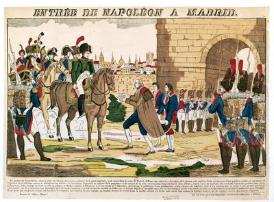 Triumphant Entry of the French into Madrid, 4th December 1808 by French School